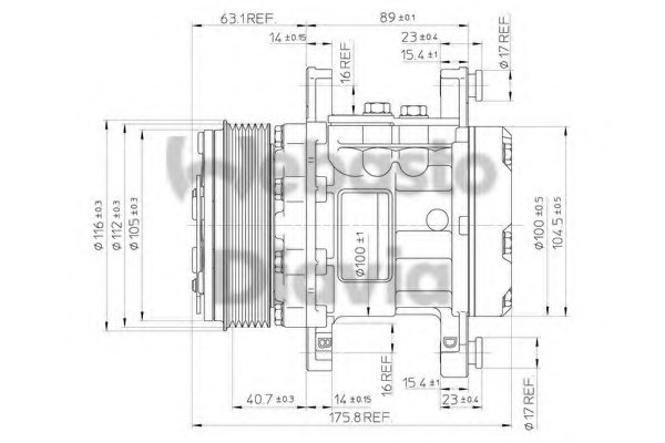 WEBASTO 82D015111A Compressor, air conditioning